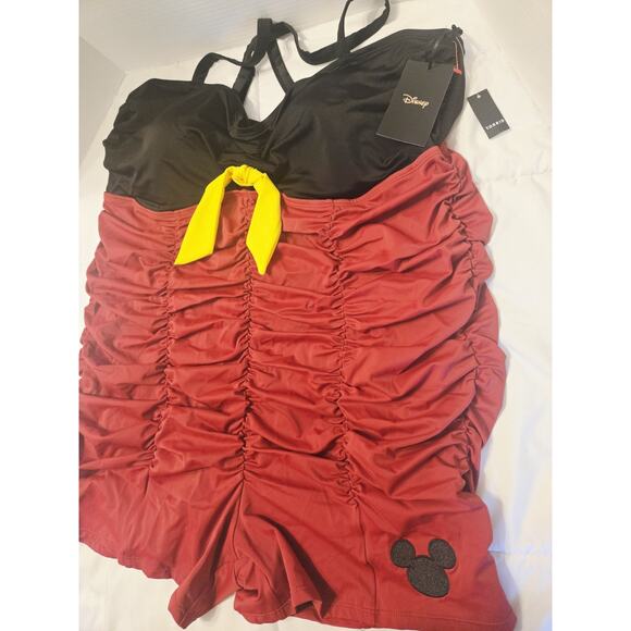 NWT Torrid Swimsuit Swim One Piece Wireless Disney Mickey Mouse Plus Sz 4D/DD - Picture 1 of 9